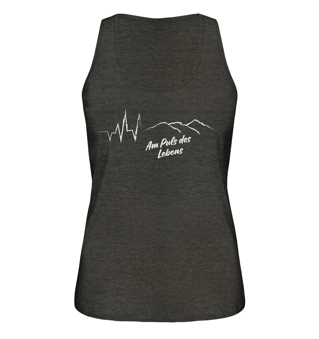Am Puls des Lebens Berge - Ladies Organic Tank-Top