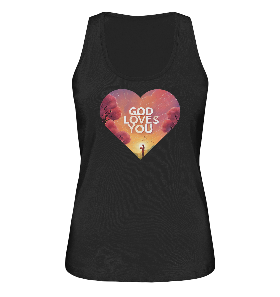Gott liebt dich - Ladies Organic Tank-Top