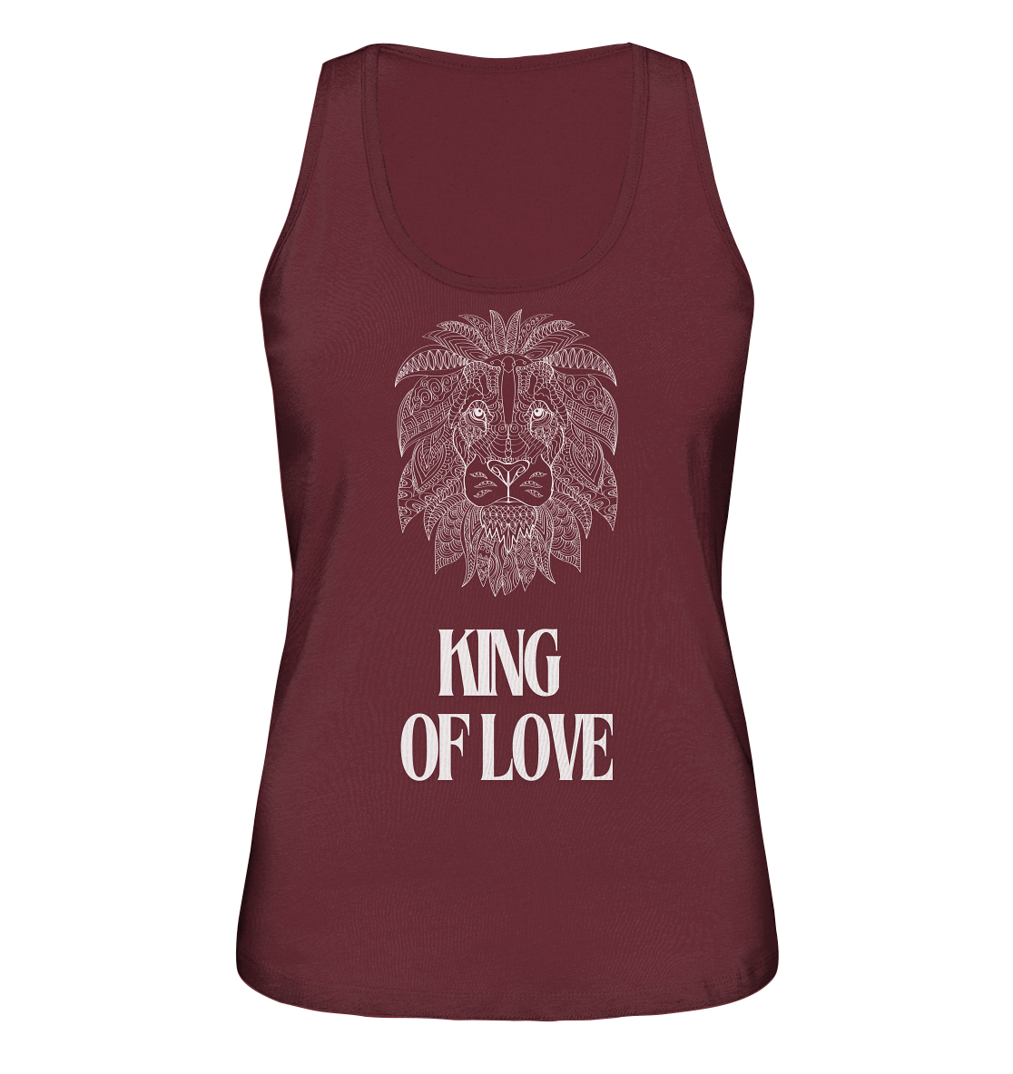 King of Love - Ladies Organic Tank-Top