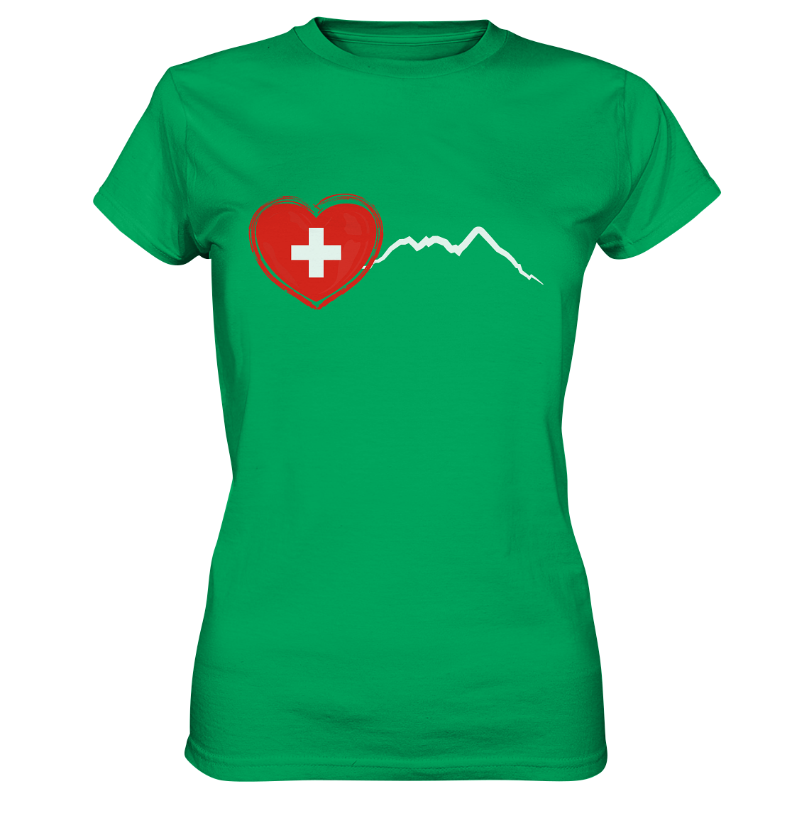 I Love Switzerland - Ladies Premium Shirt