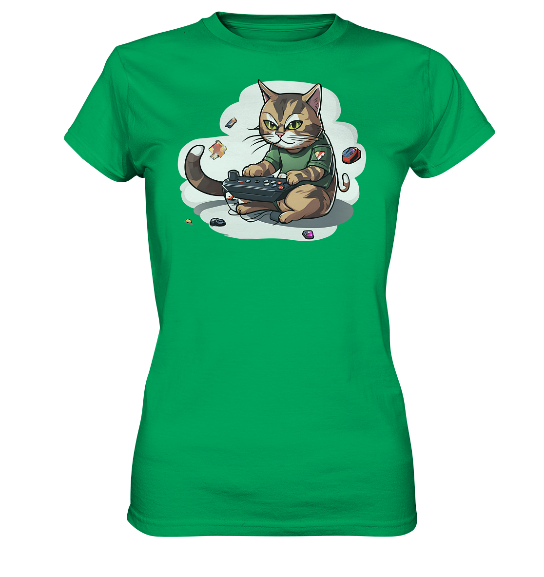Gaming Cat - Ladies Premium Shirt