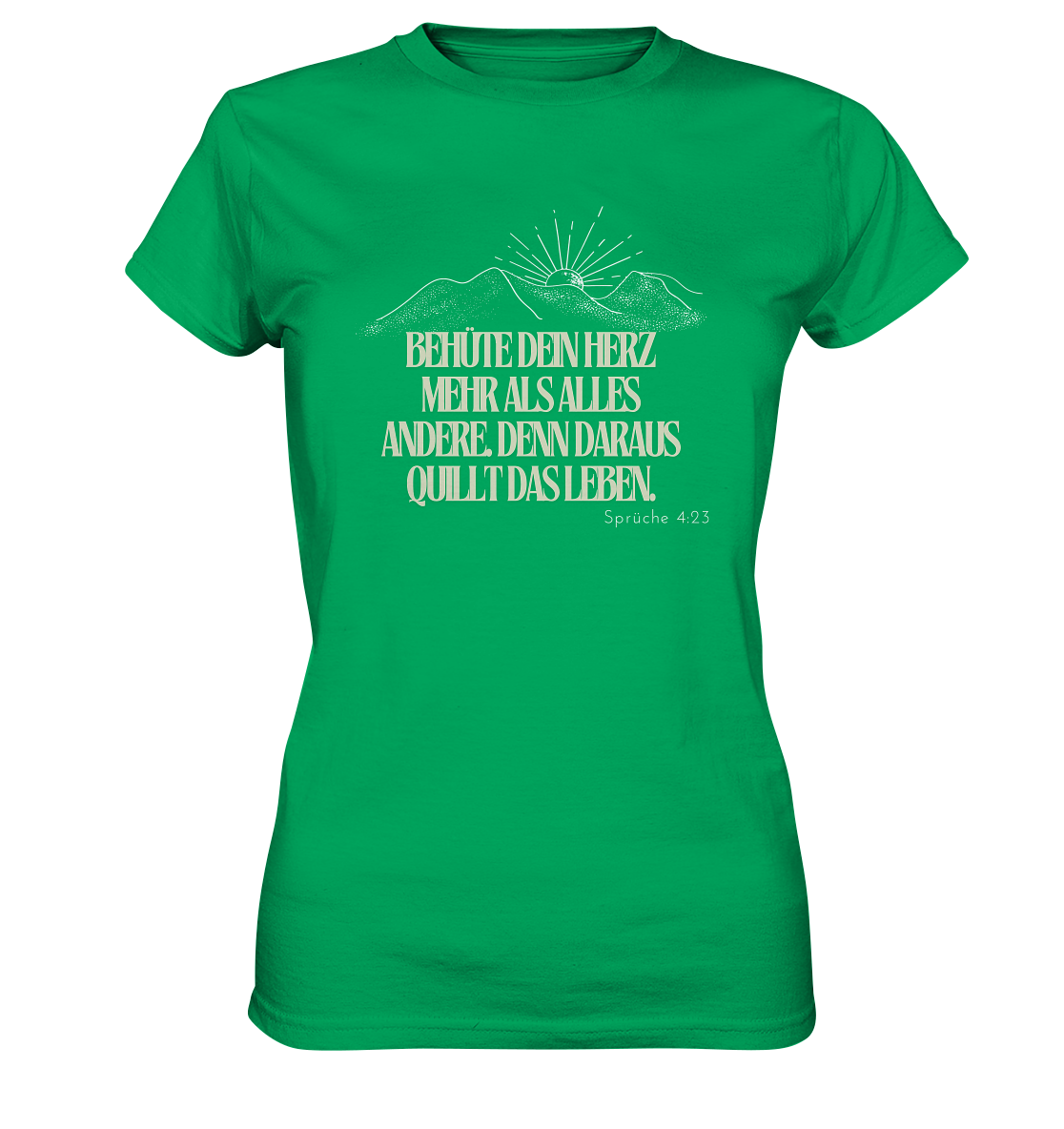 Behüte dein Herz - Ladies Premium Shirt