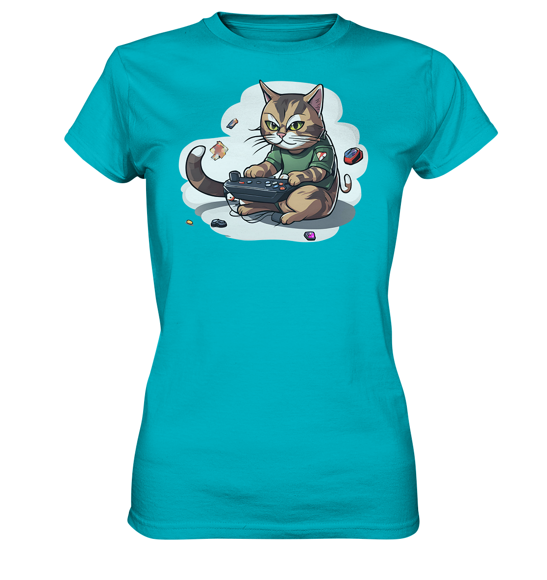 Gaming Cat - Ladies Premium Shirt