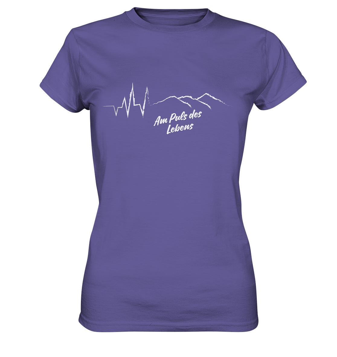 Am Puls des Lebens Berge - Ladies Premium Shirt