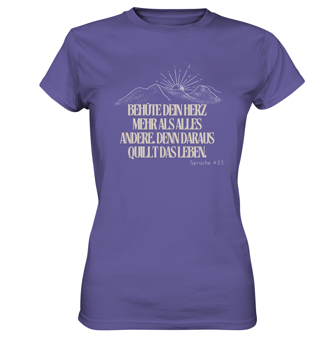 Behüte dein Herz - Ladies Premium Shirt
