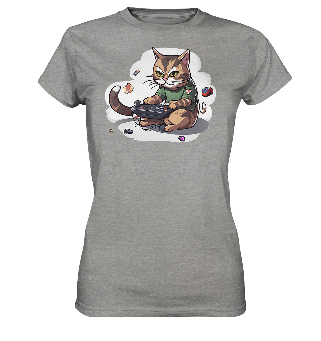 Gaming Cat - Ladies Premium Shirt