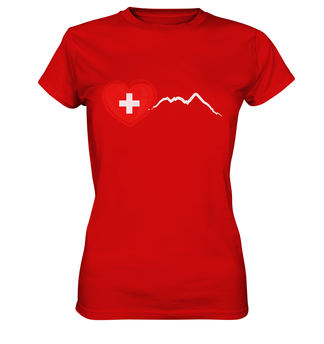 I Love Switzerland - Ladies Premium Shirt