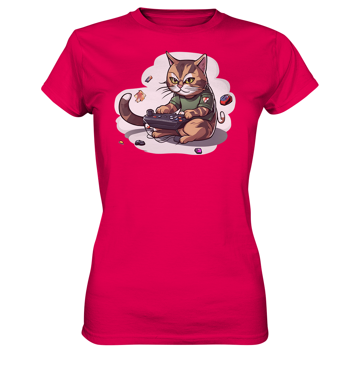 Gaming Cat - Ladies Premium Shirt