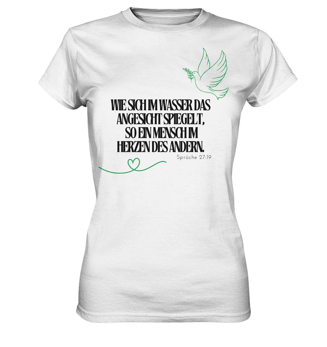 Im Herzen des Menschen - Ladies Premium Shirt
