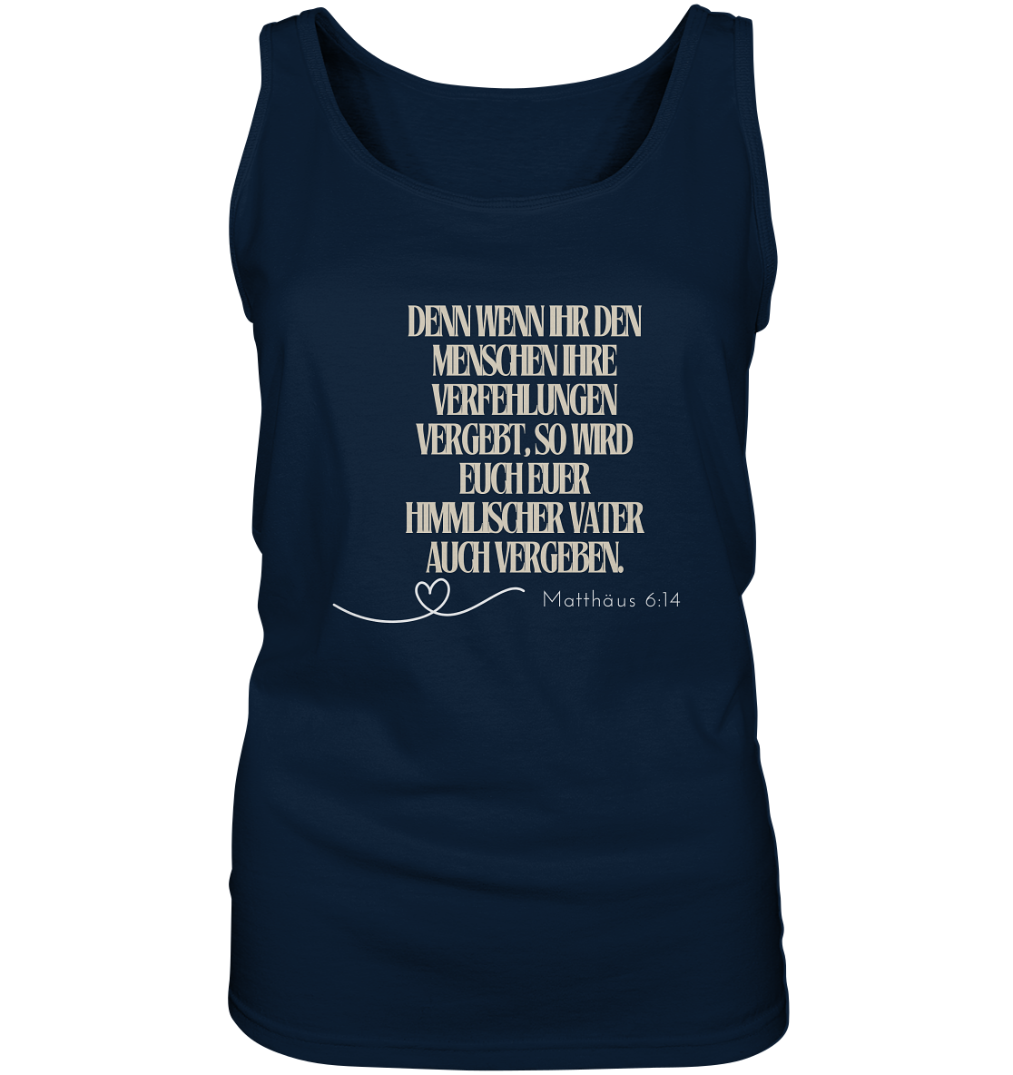 Vergebung - Ladies Tank-Top