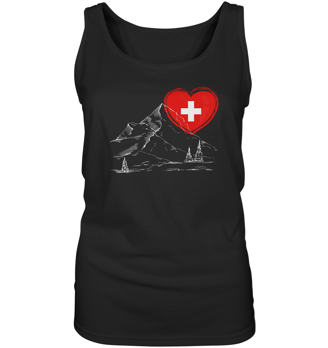 Schweizer Herz - Ladies Tank-Top