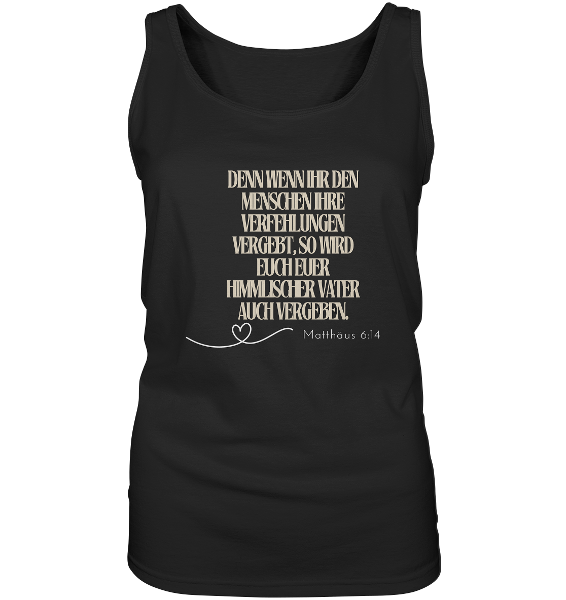 Vergebung - Ladies Tank-Top