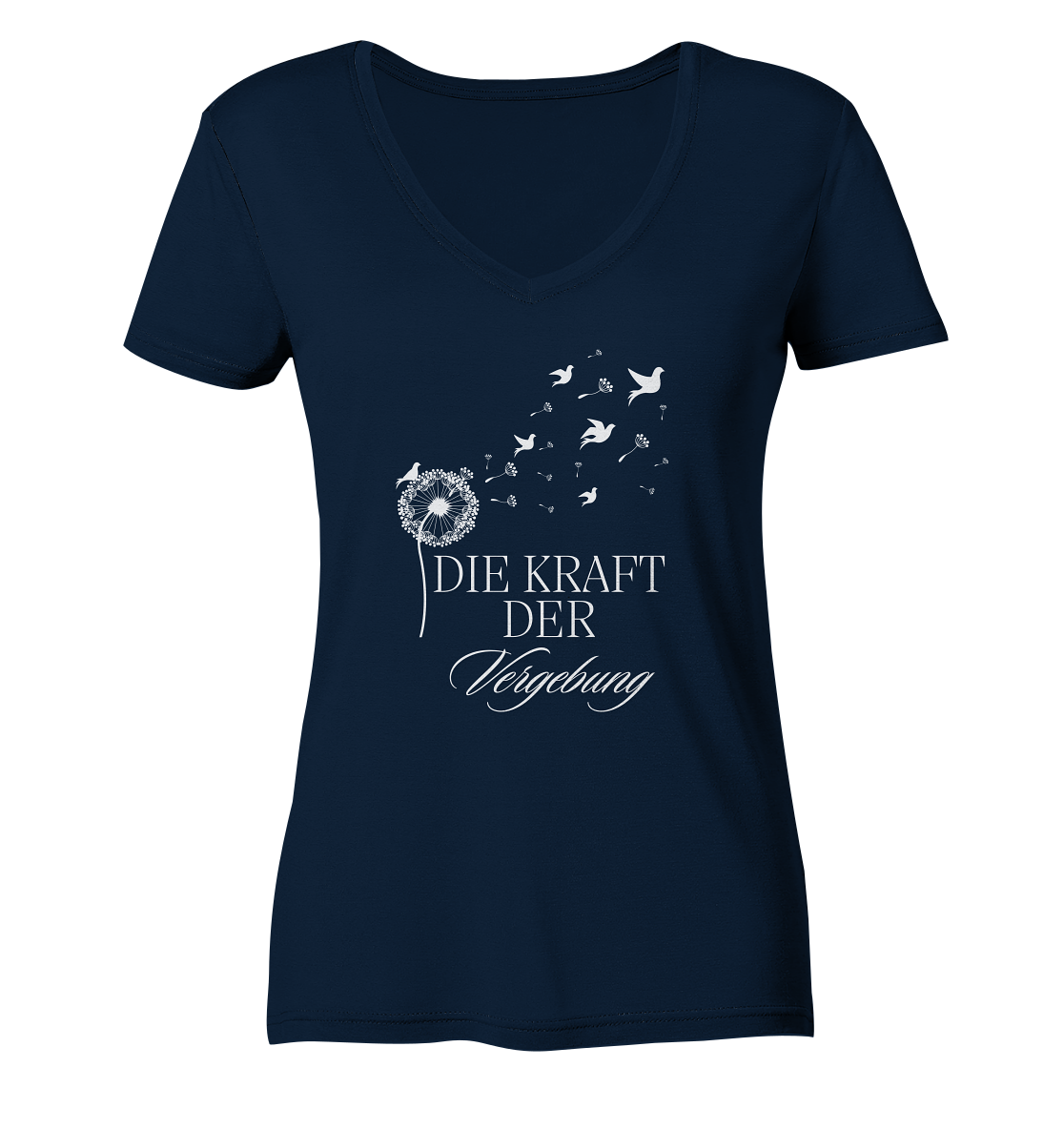 Die Kraft der Vergebung - Ladies V-Neck Shirt