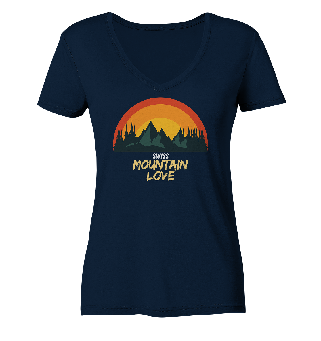 Mountain Love - Ladies V-Neck Shirt