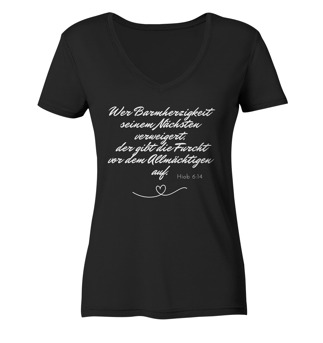 Barmherzigkeit - Ladies V-Neck Shirt