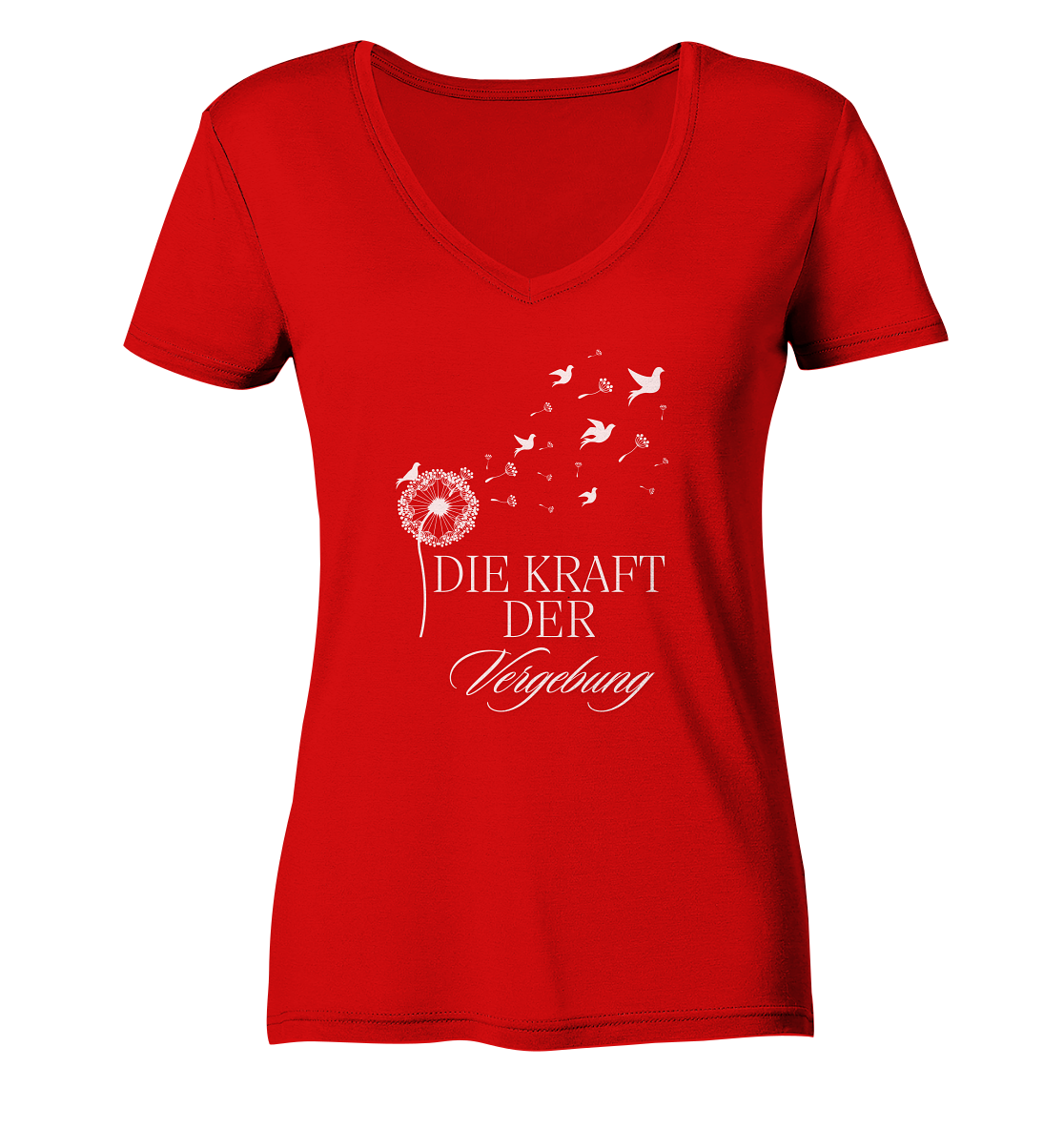 Die Kraft der Vergebung - Ladies V-Neck Shirt