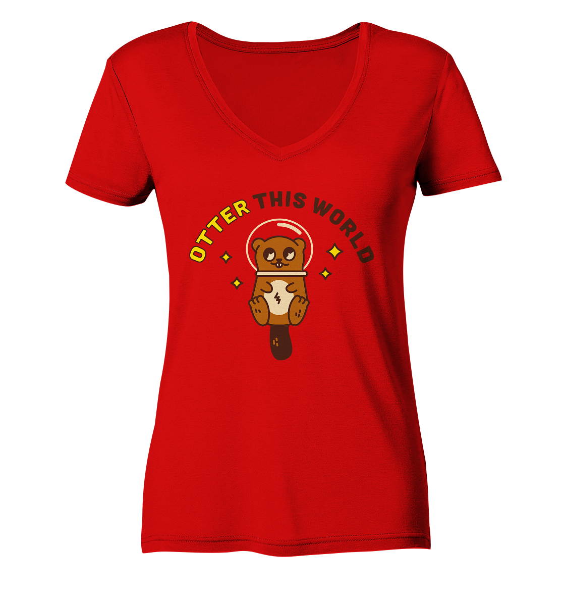 Otter - Ladies V-Neck Shirt