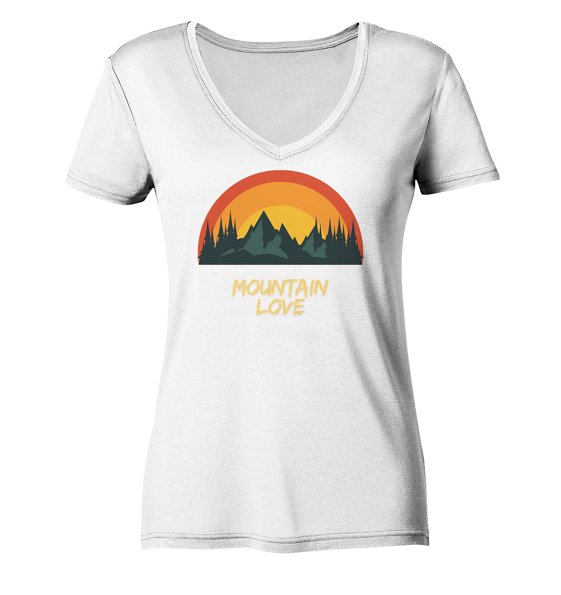 Mountain Love - Ladies V-Neck Shirt