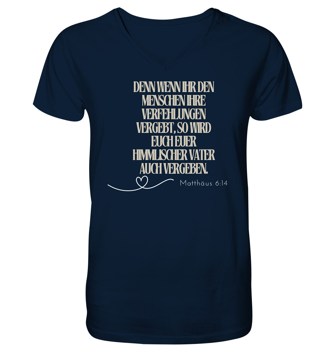 Vergebung - Mens Organic V-Neck Shirt