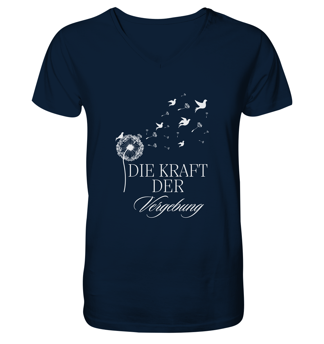Die Kraft der Vergebung - Mens Organic V-Neck Shirt