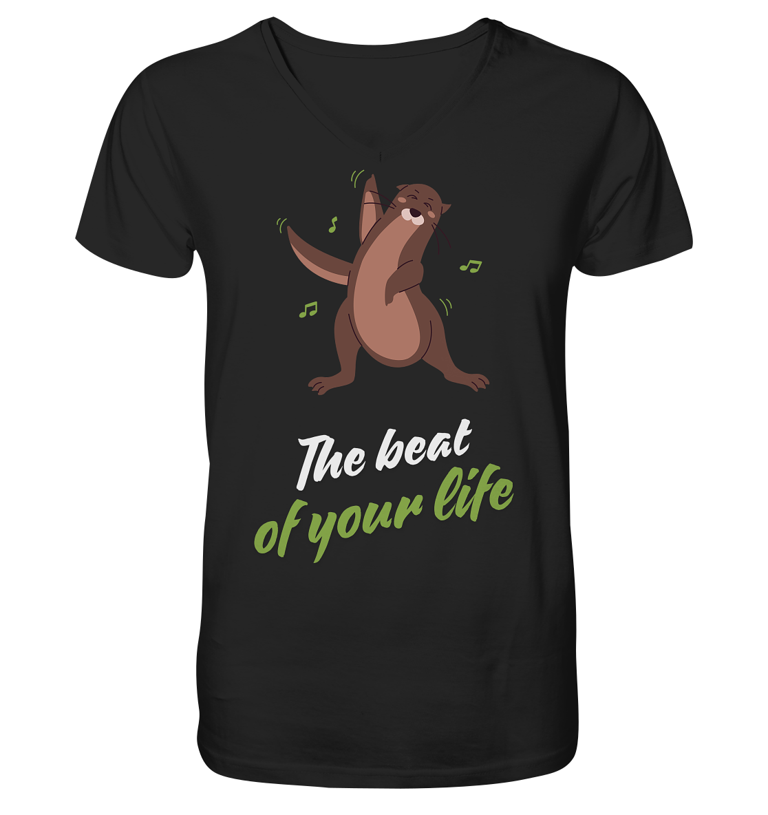 Otter - Mens Organic V-Neck Shirt