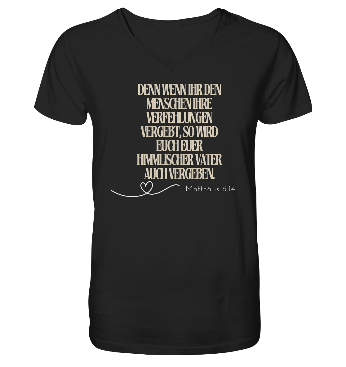 Vergebung - Mens Organic V-Neck Shirt