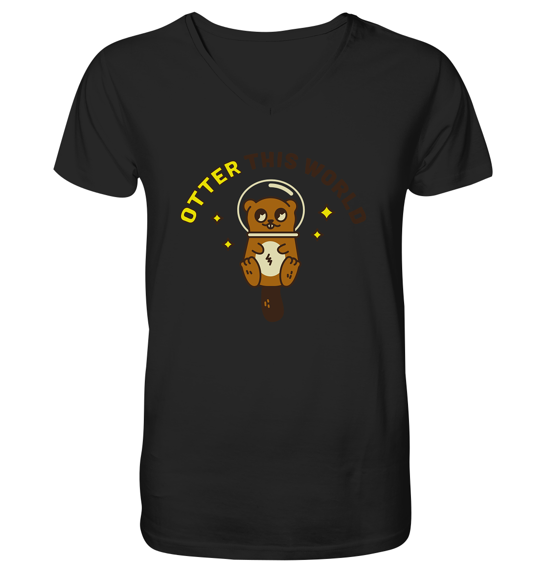 Otter - Mens Organic V-Neck Shirt