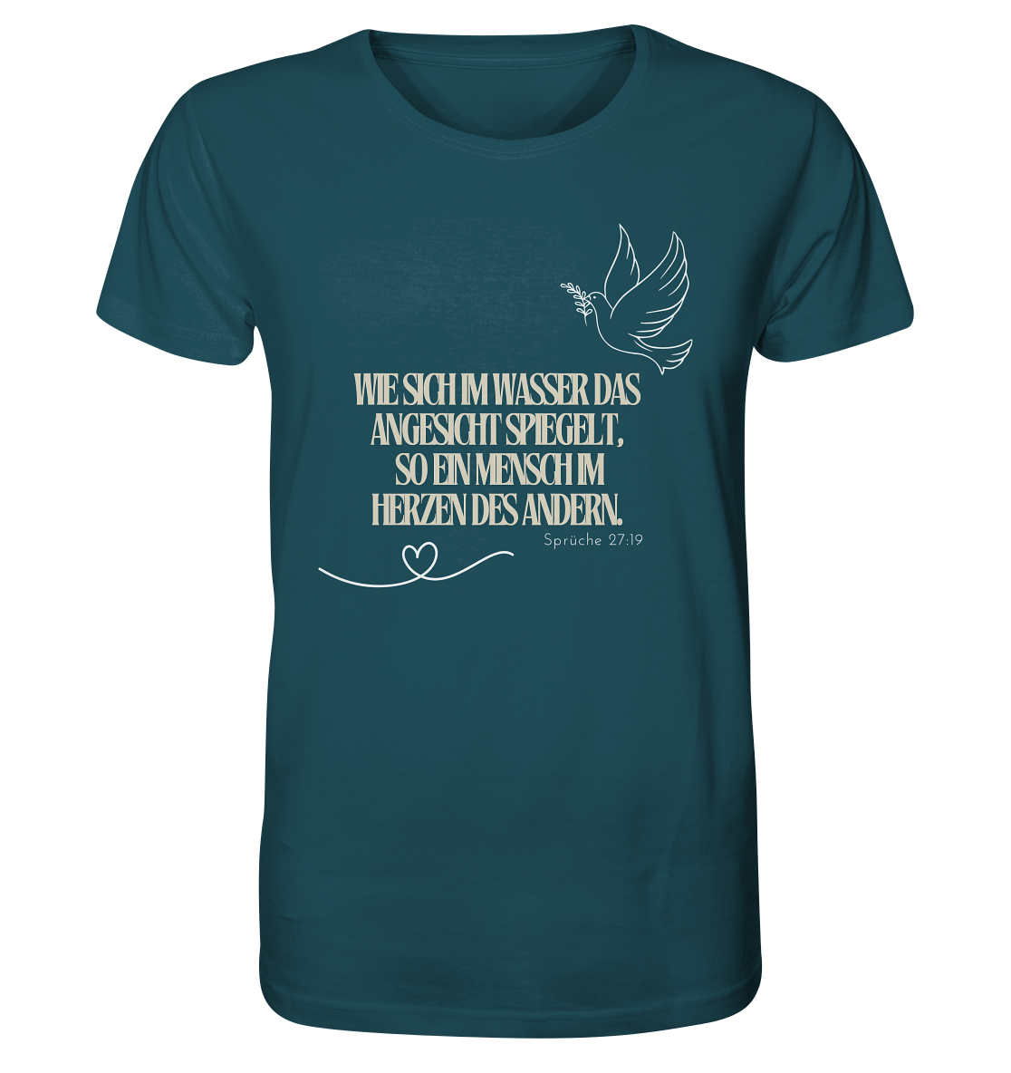 Im Herzen des anderen spiegeln - Organic Shirt