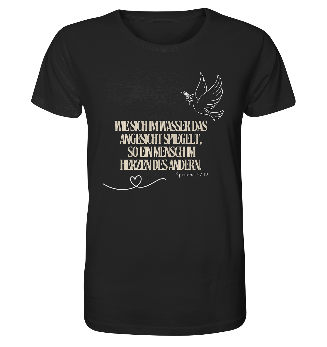 Im Herzen des anderen spiegeln - Organic Shirt