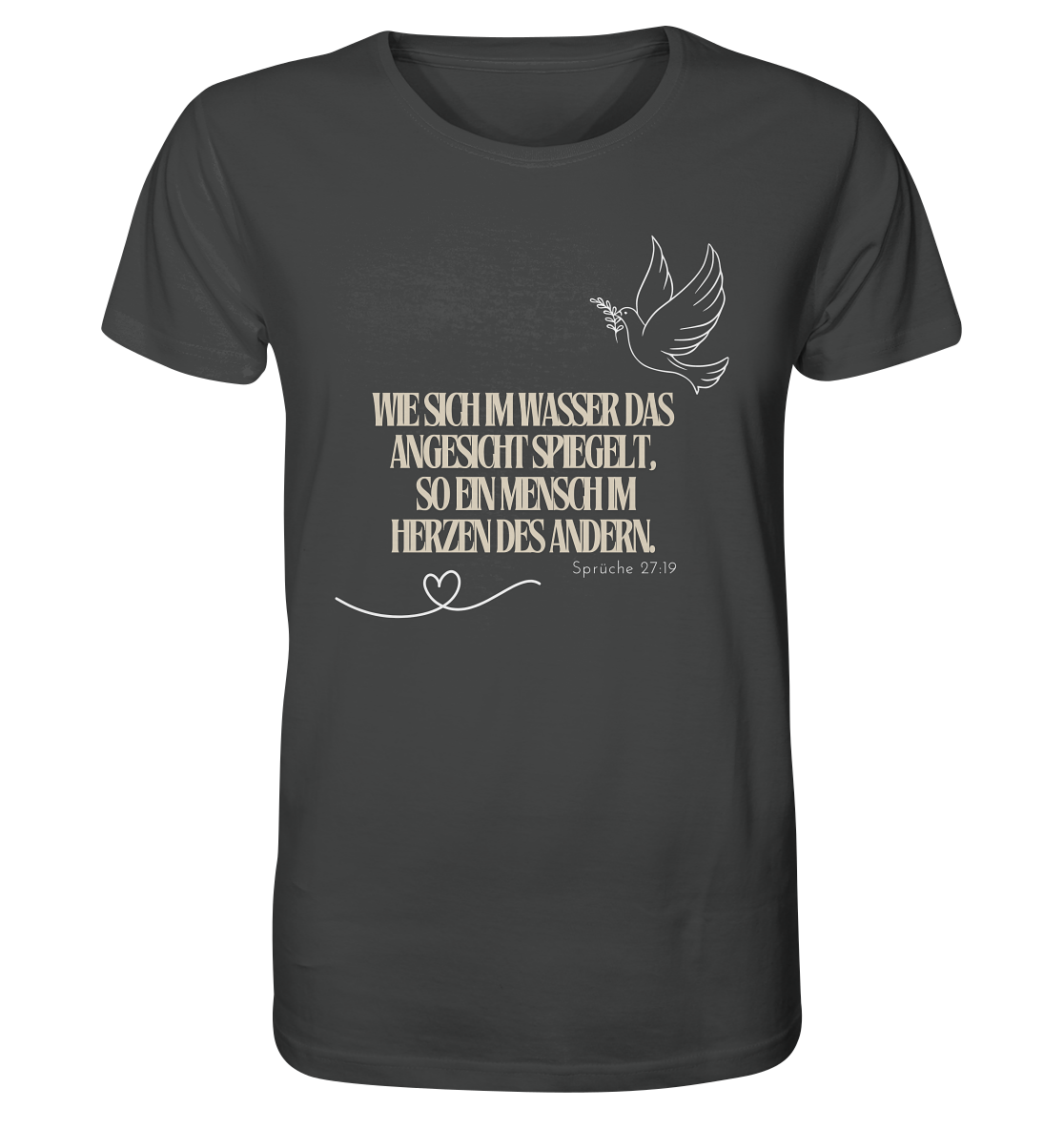 Im Herzen des anderen spiegeln - Organic Shirt