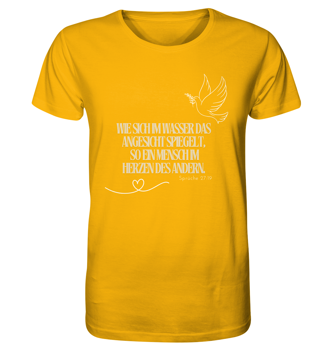 Im Herzen des anderen spiegeln - Organic Shirt