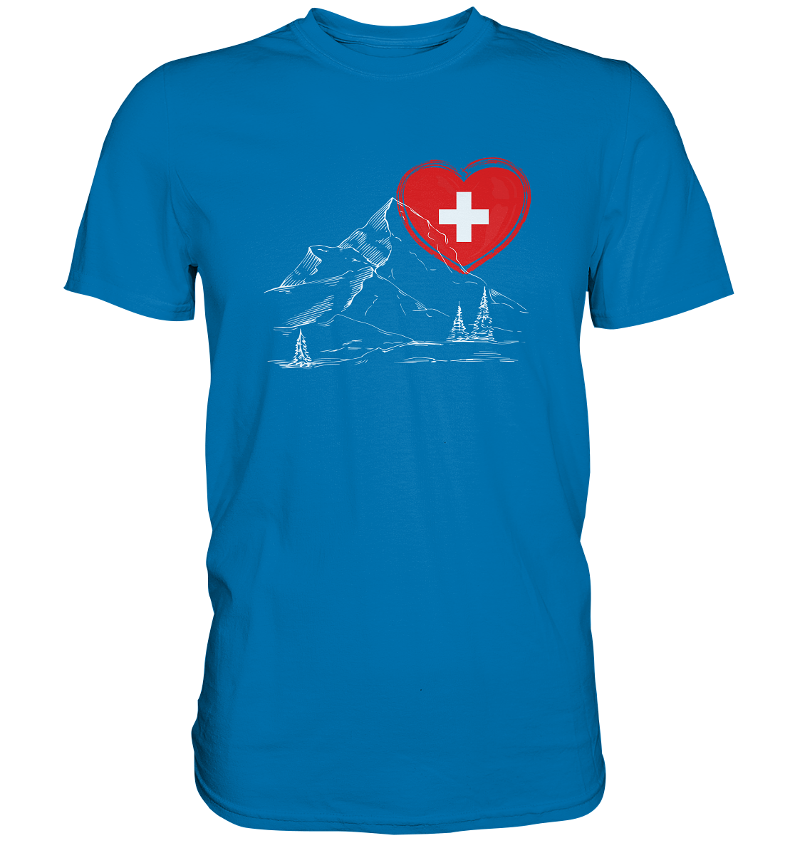 Schweizer Herz - Premium Shirt