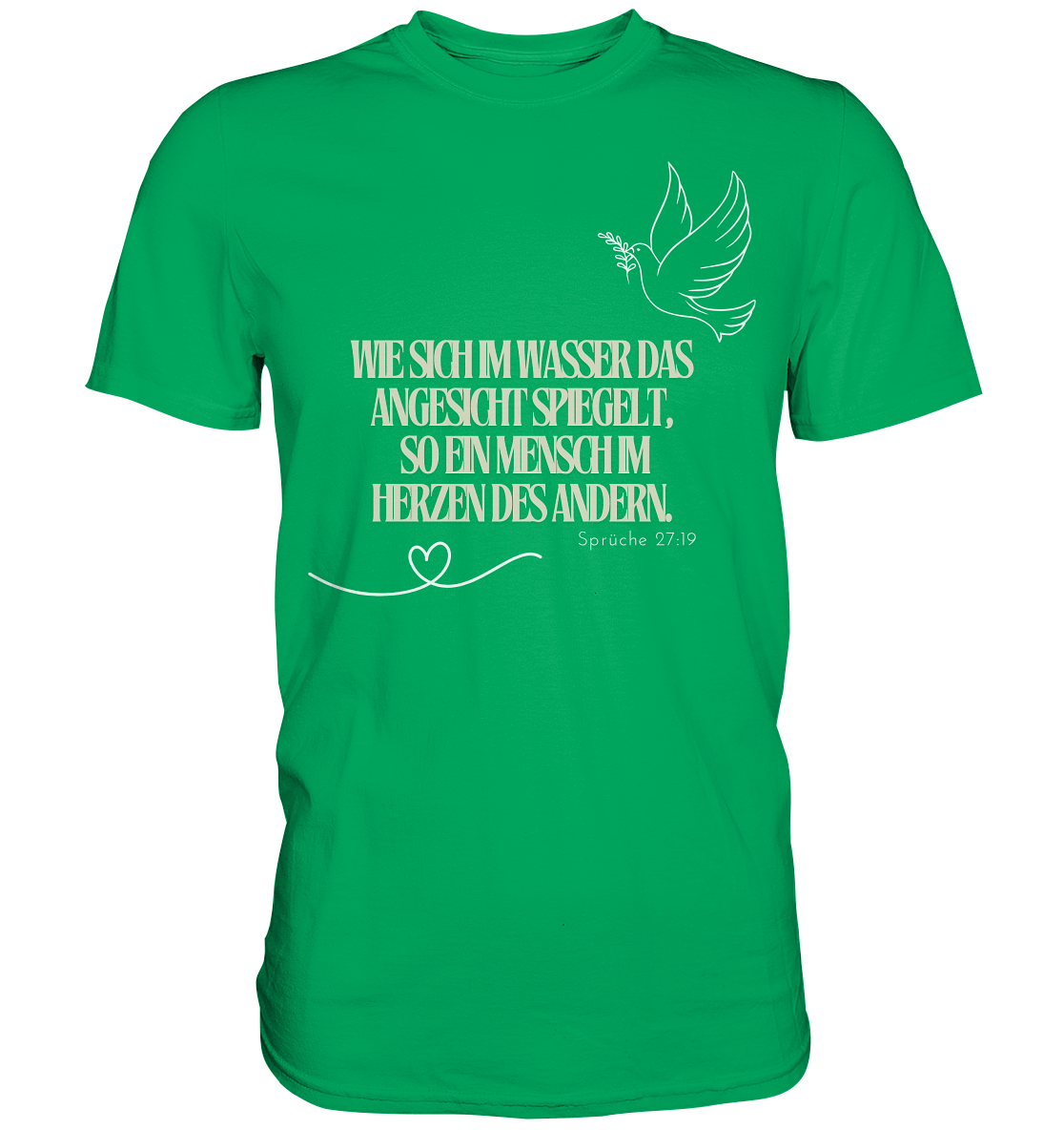 Im Herzen des anderen spiegeln - Premium Shirt