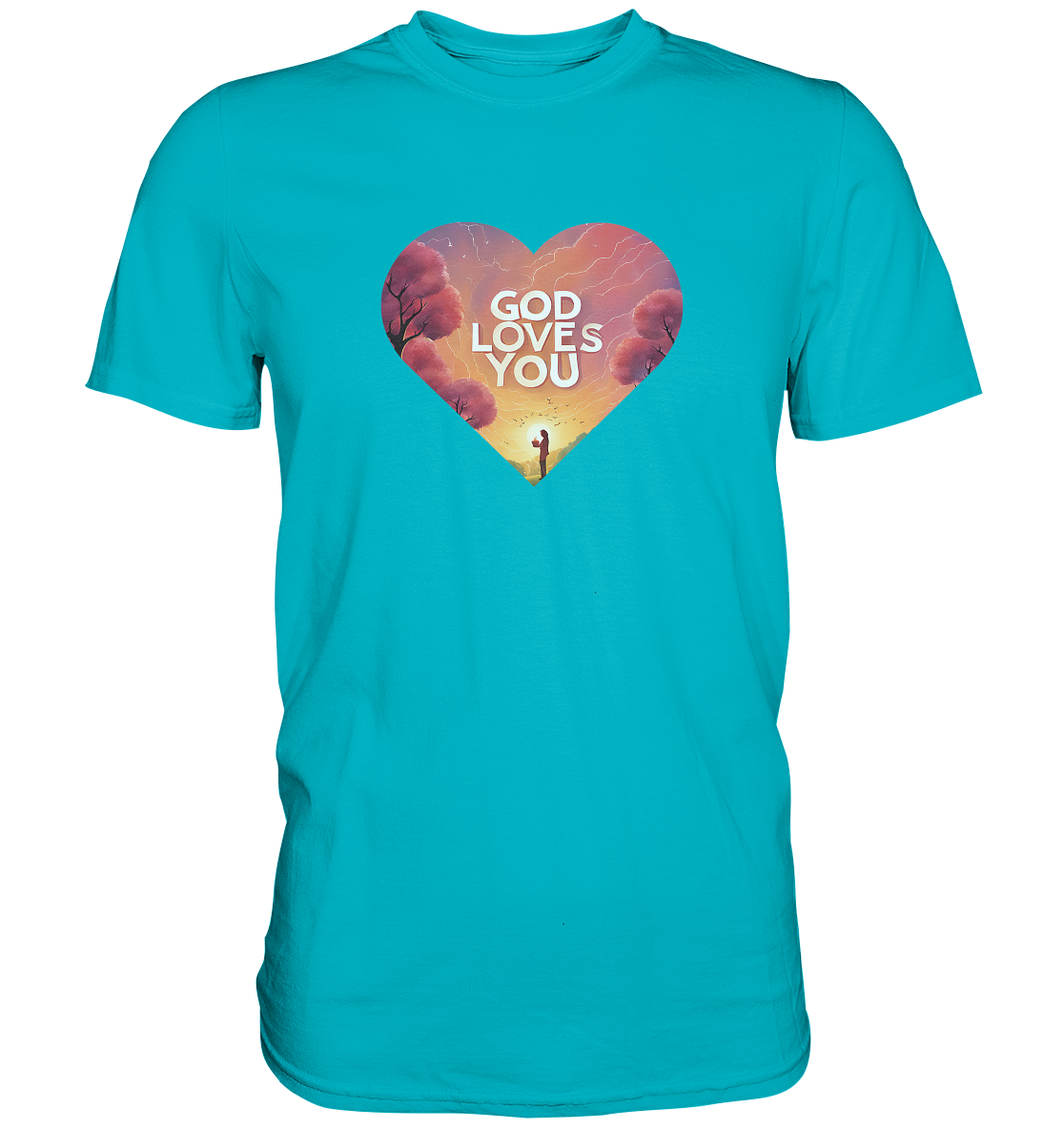 Gott liebt dich - Premium Shirt