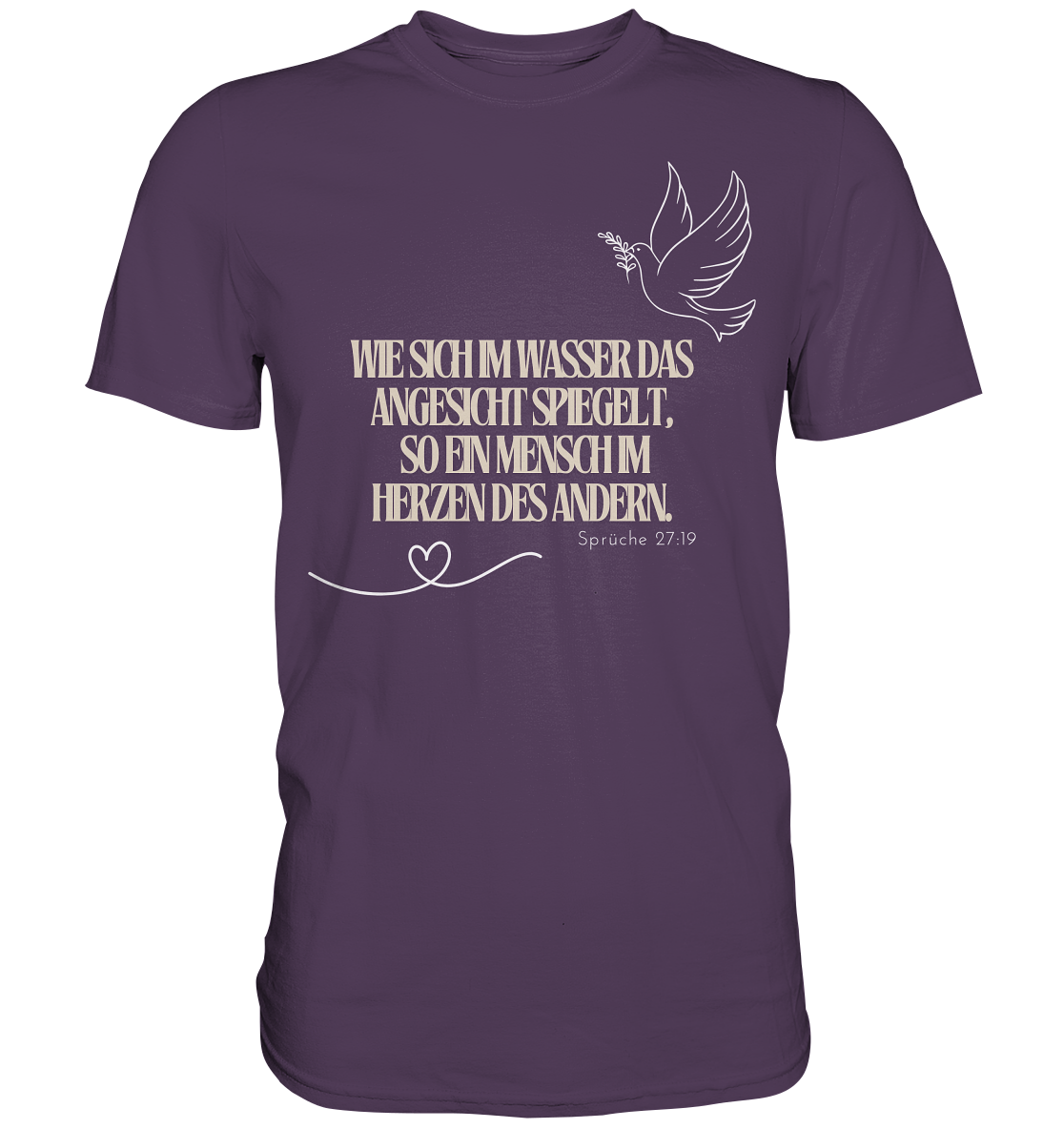 Im Herzen des anderen spiegeln - Premium Shirt