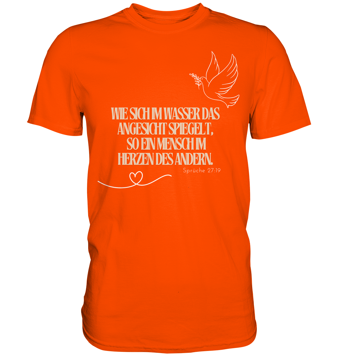 Im Herzen des anderen spiegeln - Premium Shirt