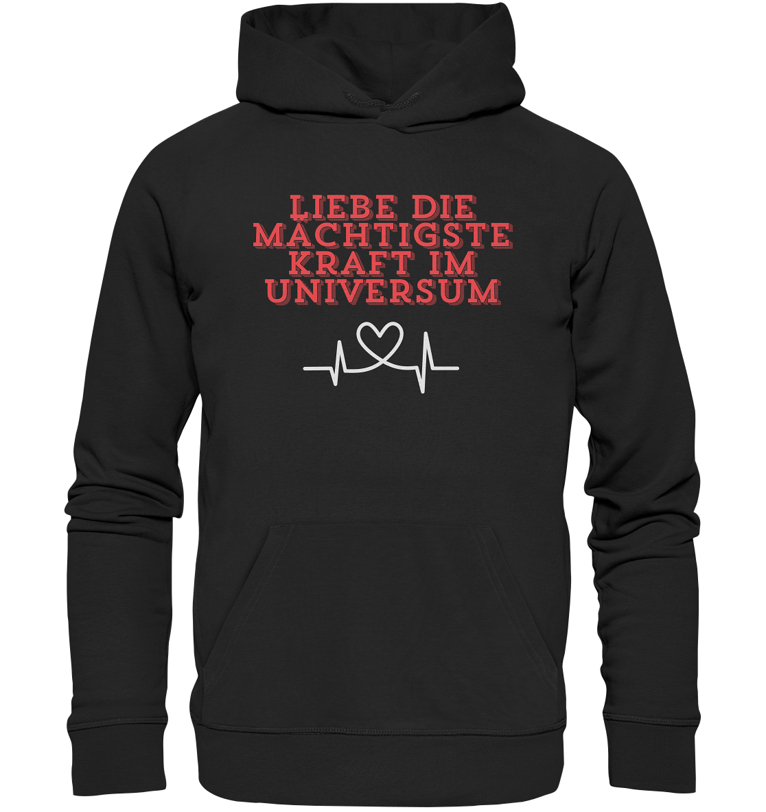 Liebe als Kraft - Premium Unisex Hoodie