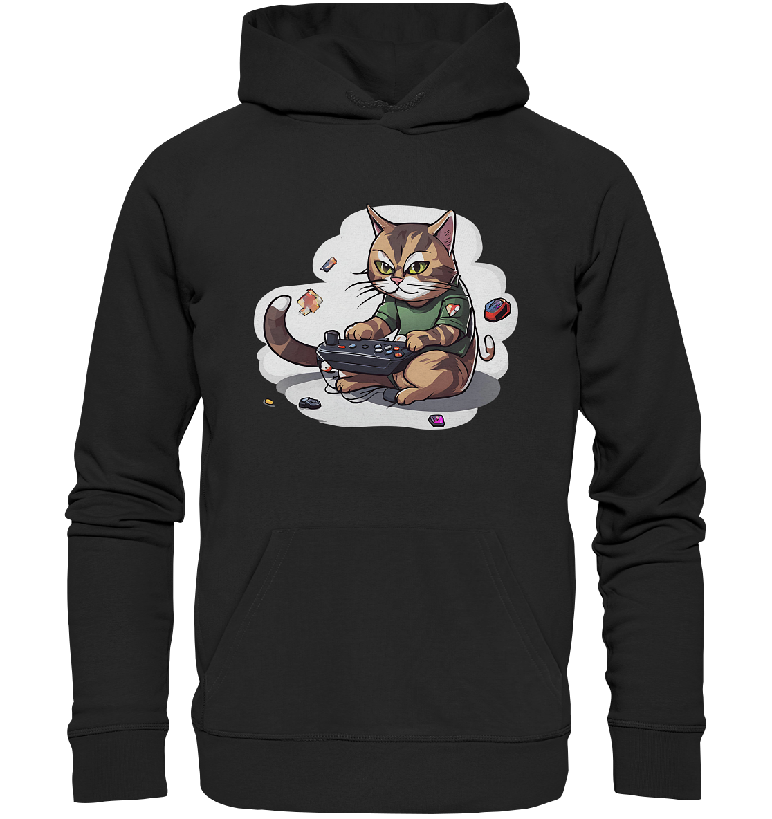 Gaming Cat - Premium Unisex Hoodie