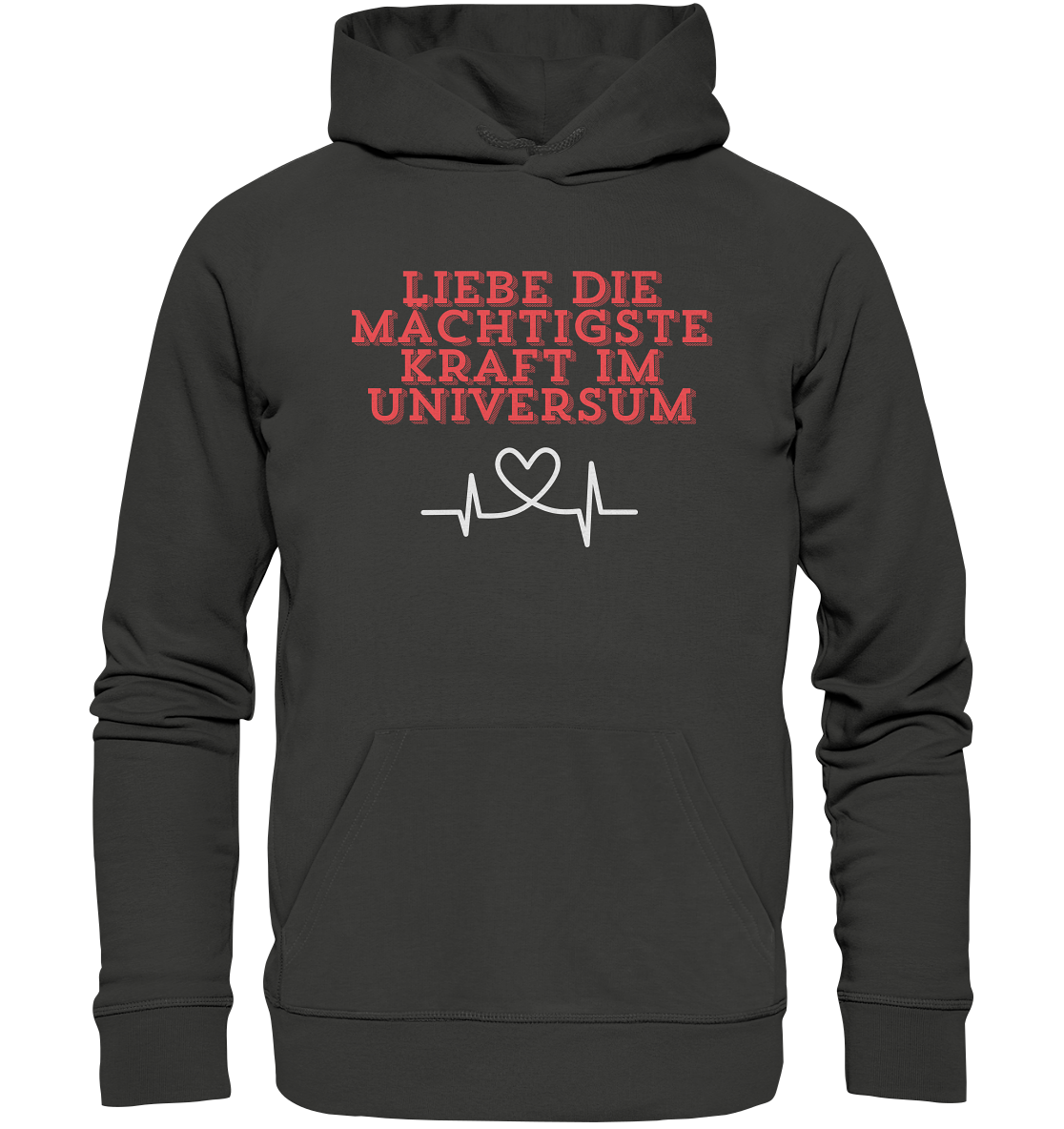 Liebe als Kraft - Premium Unisex Hoodie