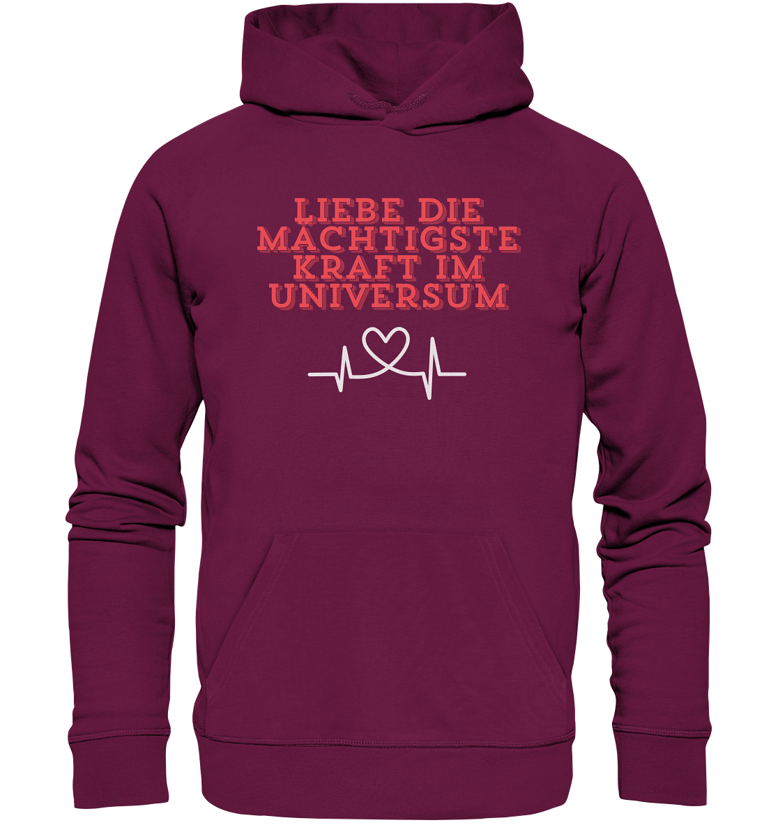 Liebe als Kraft - Premium Unisex Hoodie