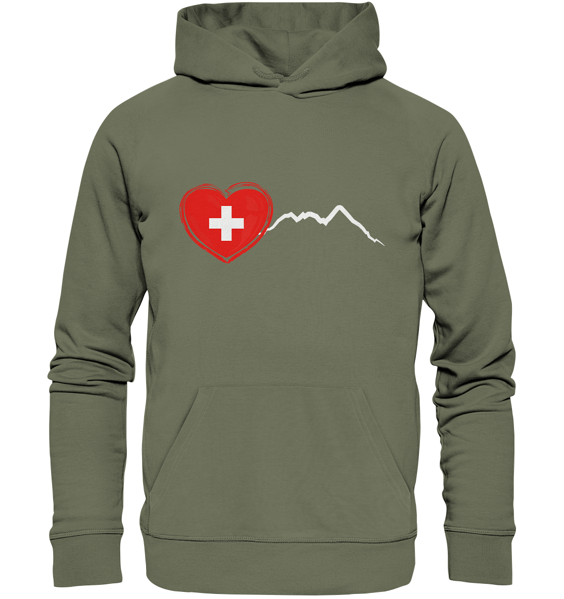 I Love Switzerland - Premium Unisex Hoodie