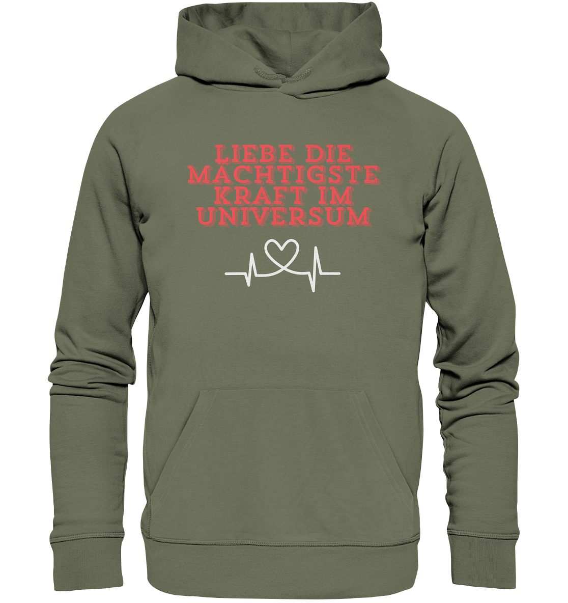 Liebe als Kraft - Premium Unisex Hoodie