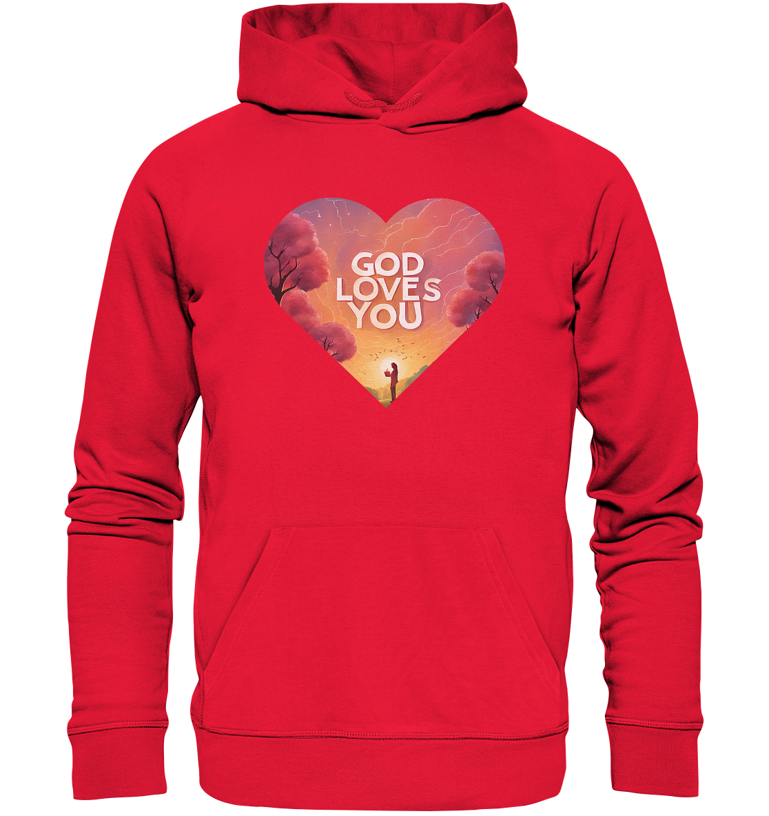 Gott liebt dich - Premium Unisex Hoodie