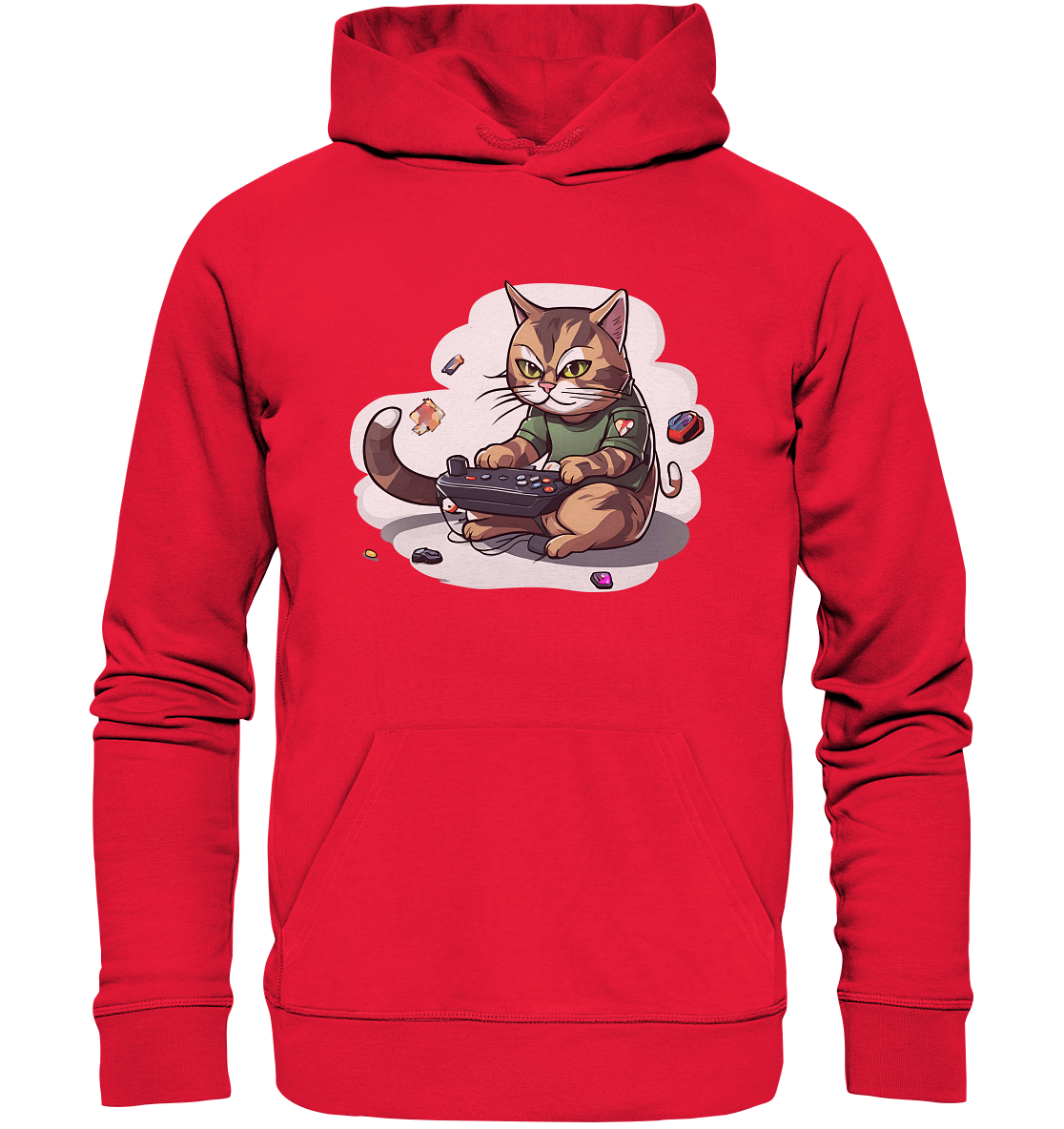Gaming Cat - Premium Unisex Hoodie