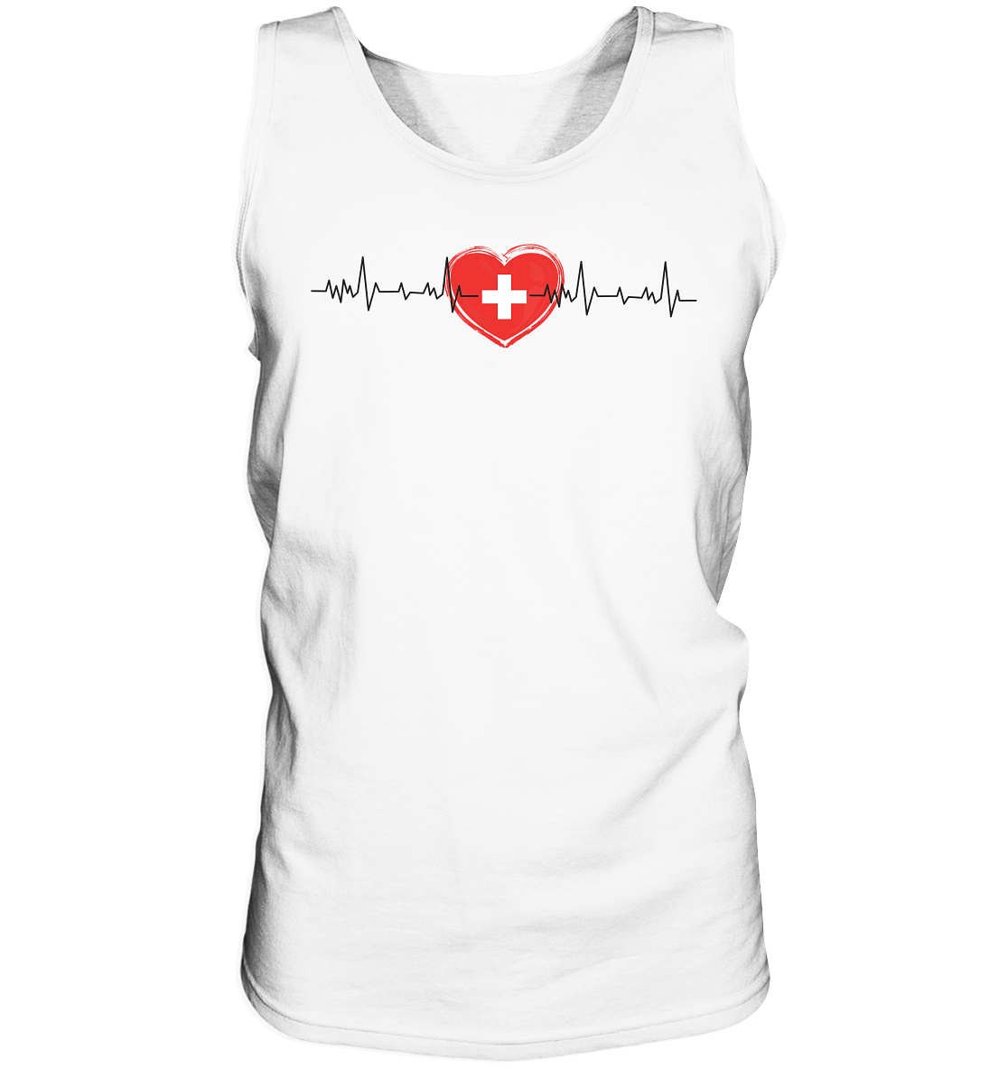 Herzschlag Schweiz - Tank-Top