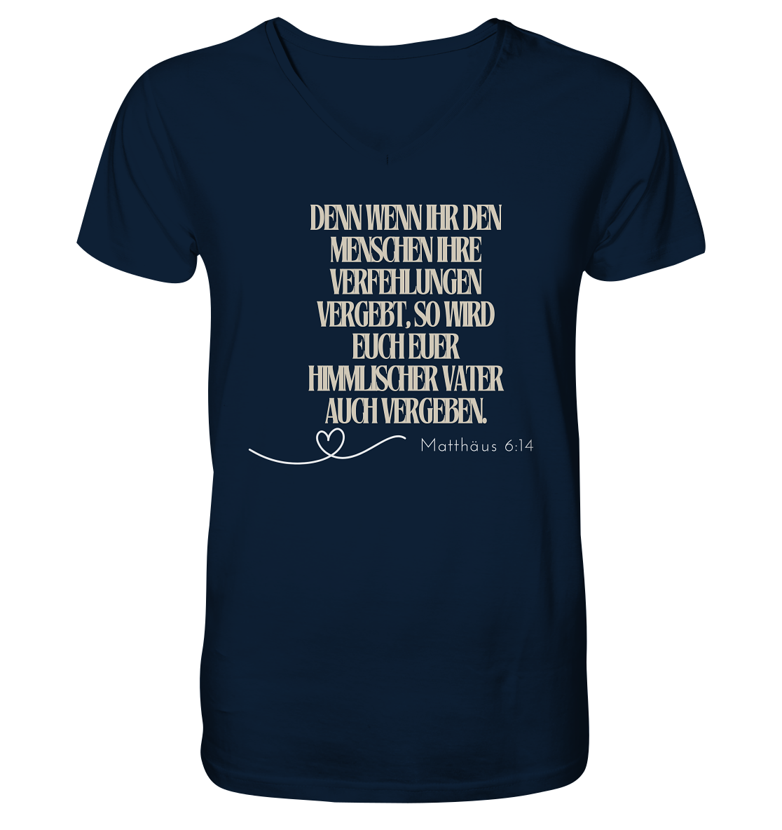 Vergebung - V-Neck Shirt