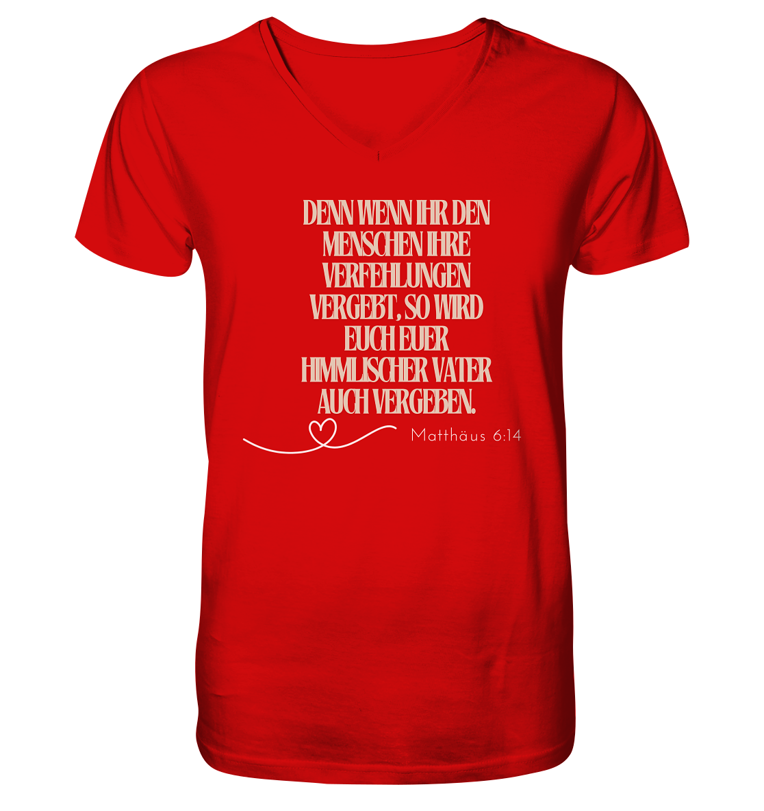 Vergebung - V-Neck Shirt
