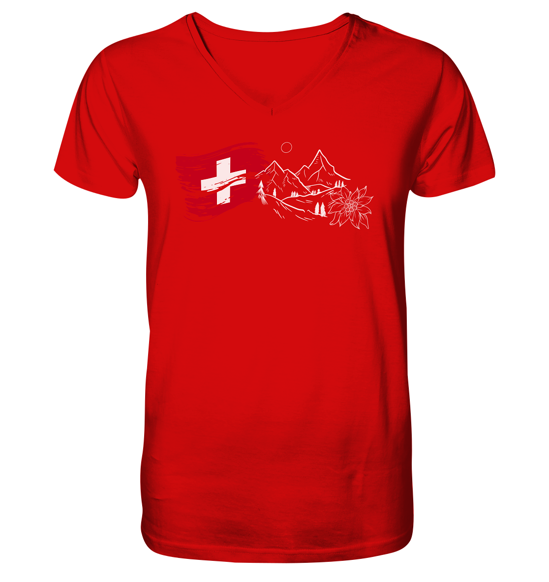 Schweiz - V-Neck Shirt