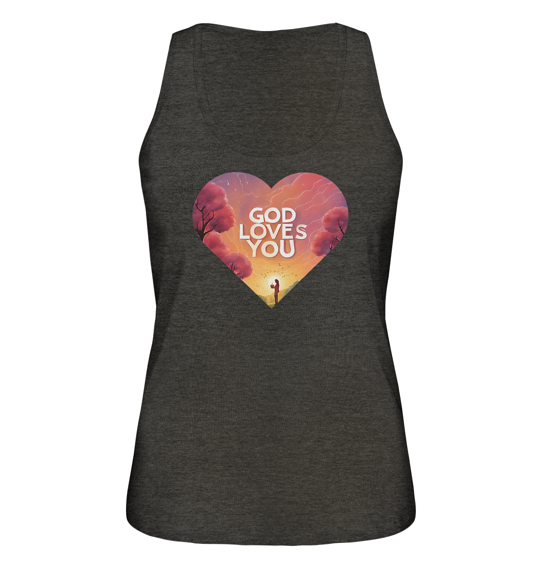 Gott liebt dich - Ladies Organic Tank-Top