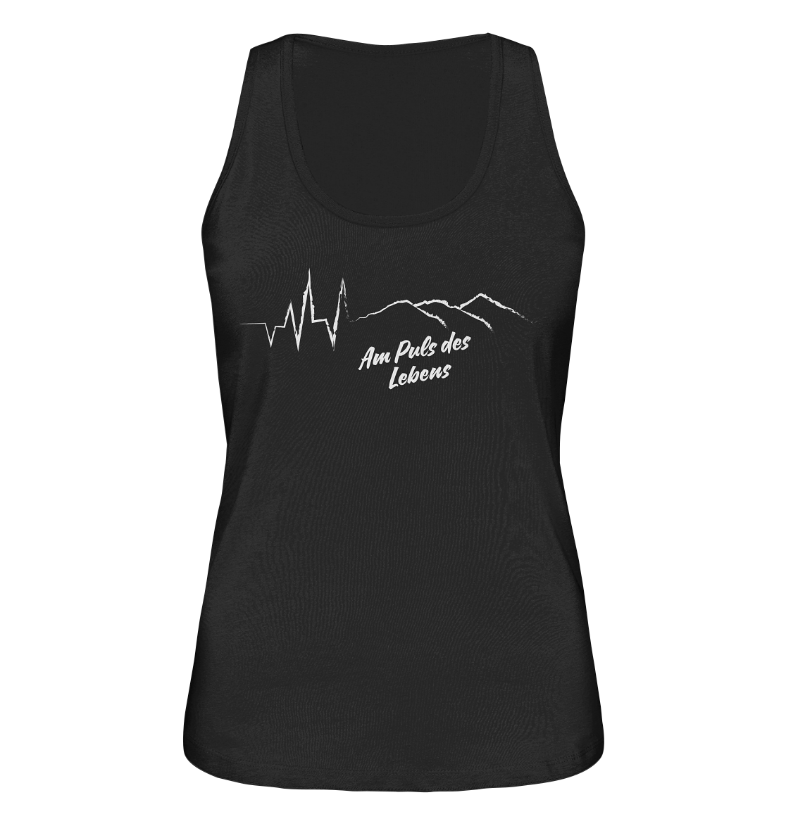 Am Puls des Lebens Berge - Ladies Organic Tank-Top